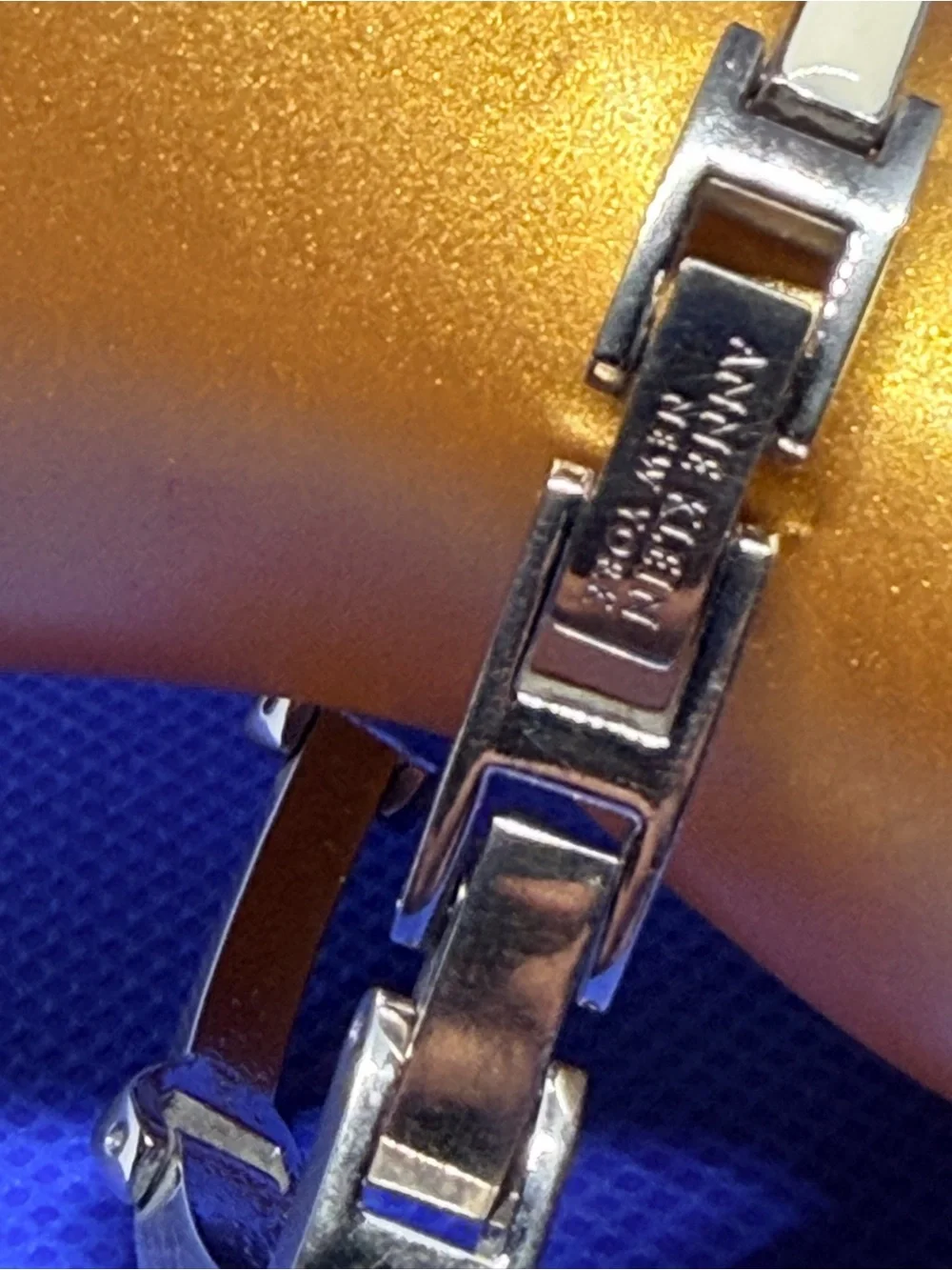 Anne Klein Silver Tone Link Bracelet